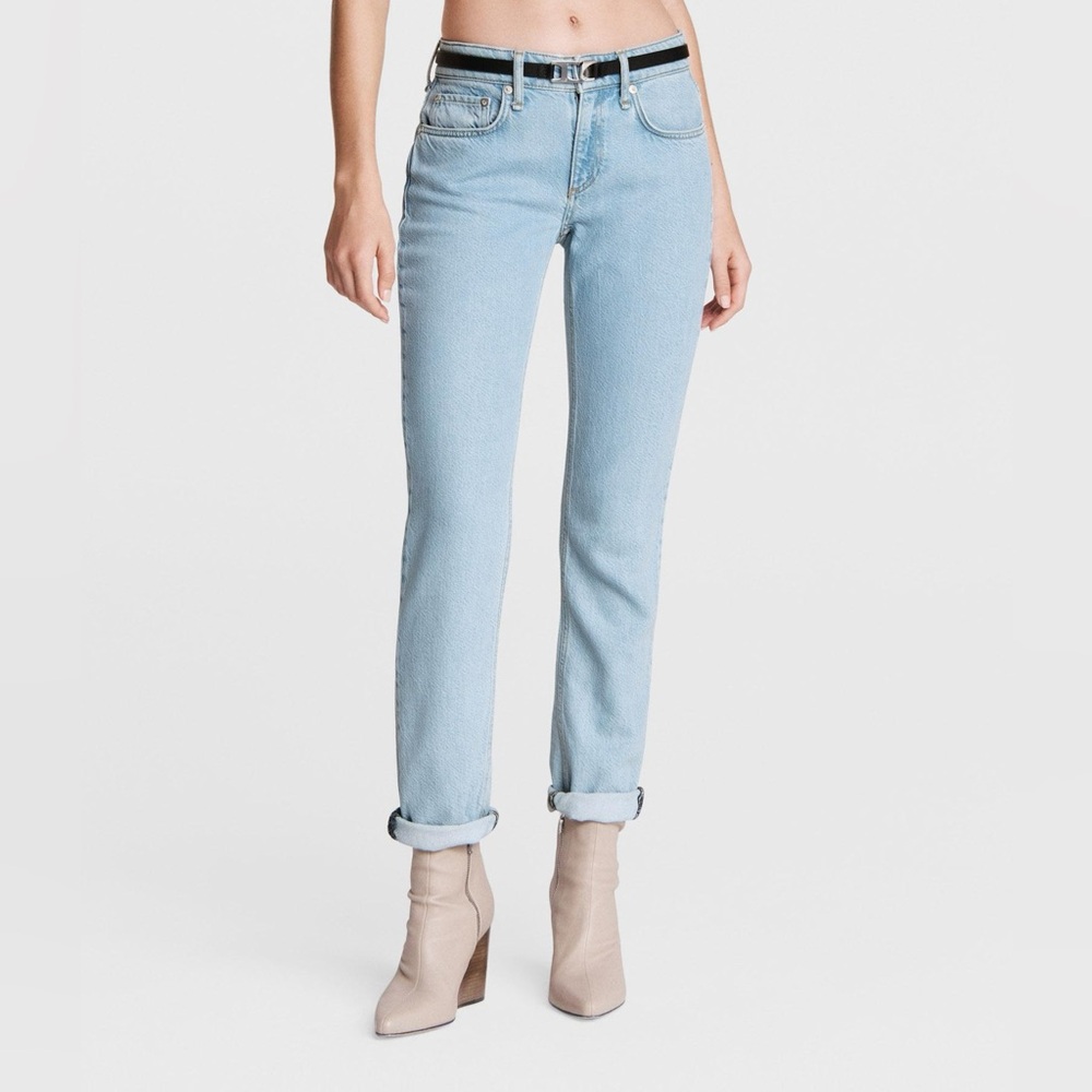 Rag & Bone NWOT Featherweight Dre Low-Rise Slim Boyfriend Jeans 26